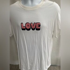 Sandro White Crewneck T-Shirt